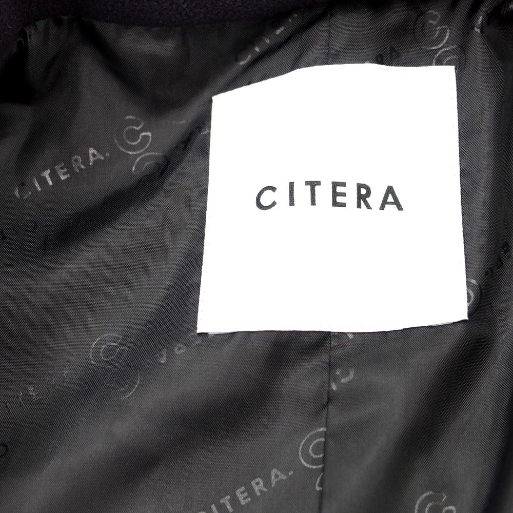 [Used] CITERA fleece Chesterfield coat, black [Size L] [BLK] [A/W] [Condition rank B] ​​[Men&