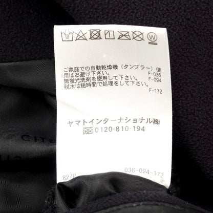 [Used] CITERA fleece Chesterfield coat, black [Size L] [BLK] [A/W] [Condition rank B] ​​[Men&