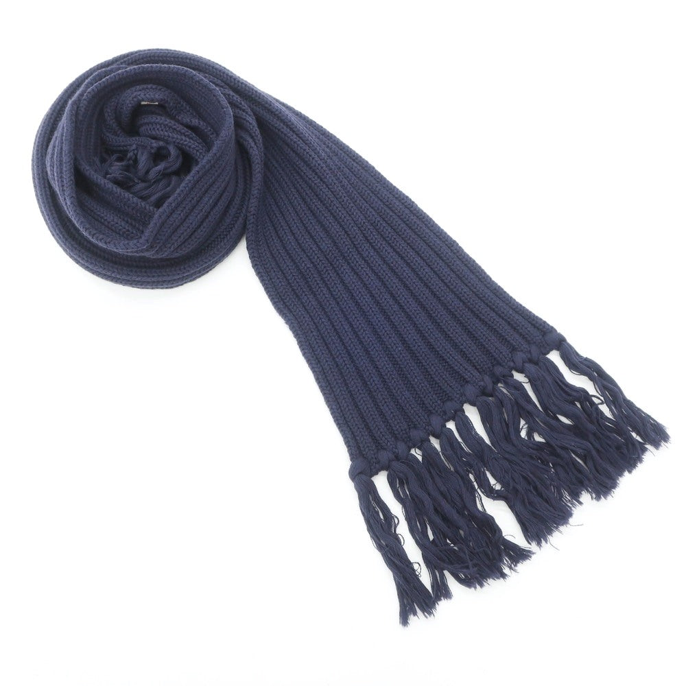 [Used] Altea Low Gauge Wool Fringe Scarf Navy [NVY] [A/W] [Condition Rank B] ​​[Men&