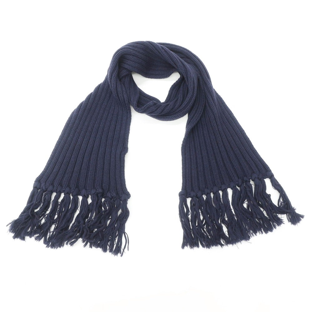 [Used] Altea Low Gauge Wool Fringe Scarf Navy [NVY] [A/W] [Condition Rank B] ​​[Men&