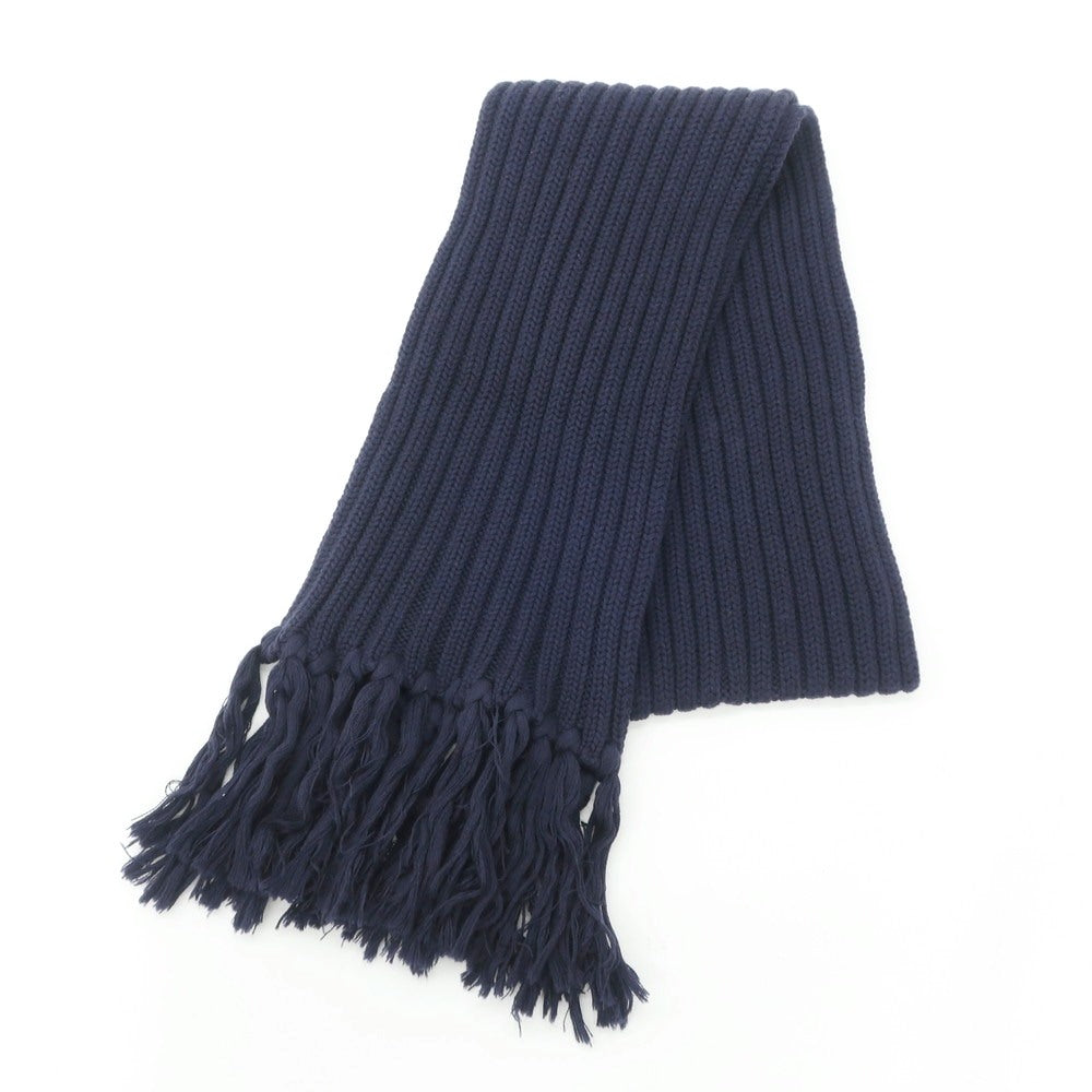 [Used] Altea Low Gauge Wool Fringe Scarf Navy [NVY] [A/W] [Condition Rank B] ​​[Men&