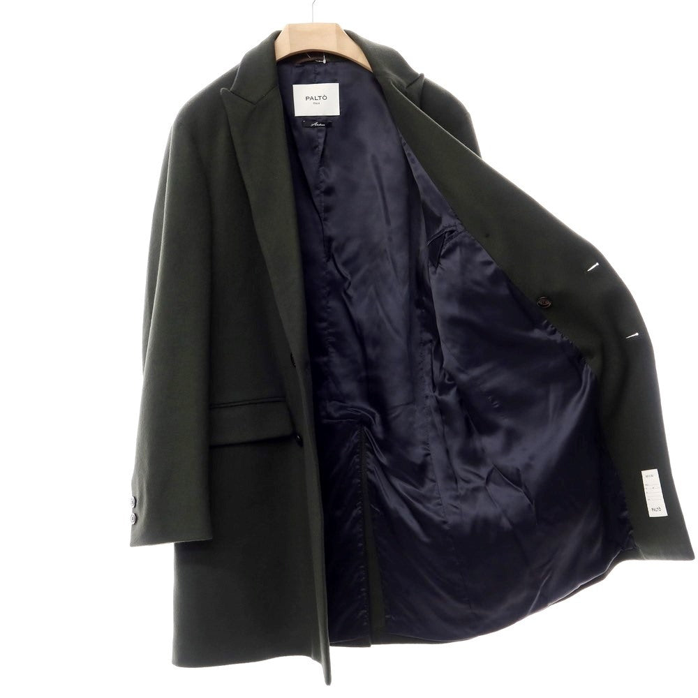 [Used] PALTO wool cashmere double-breasted chester coat dark green [size 50] [GRN] [A/W] [Condition rank A] [Men&