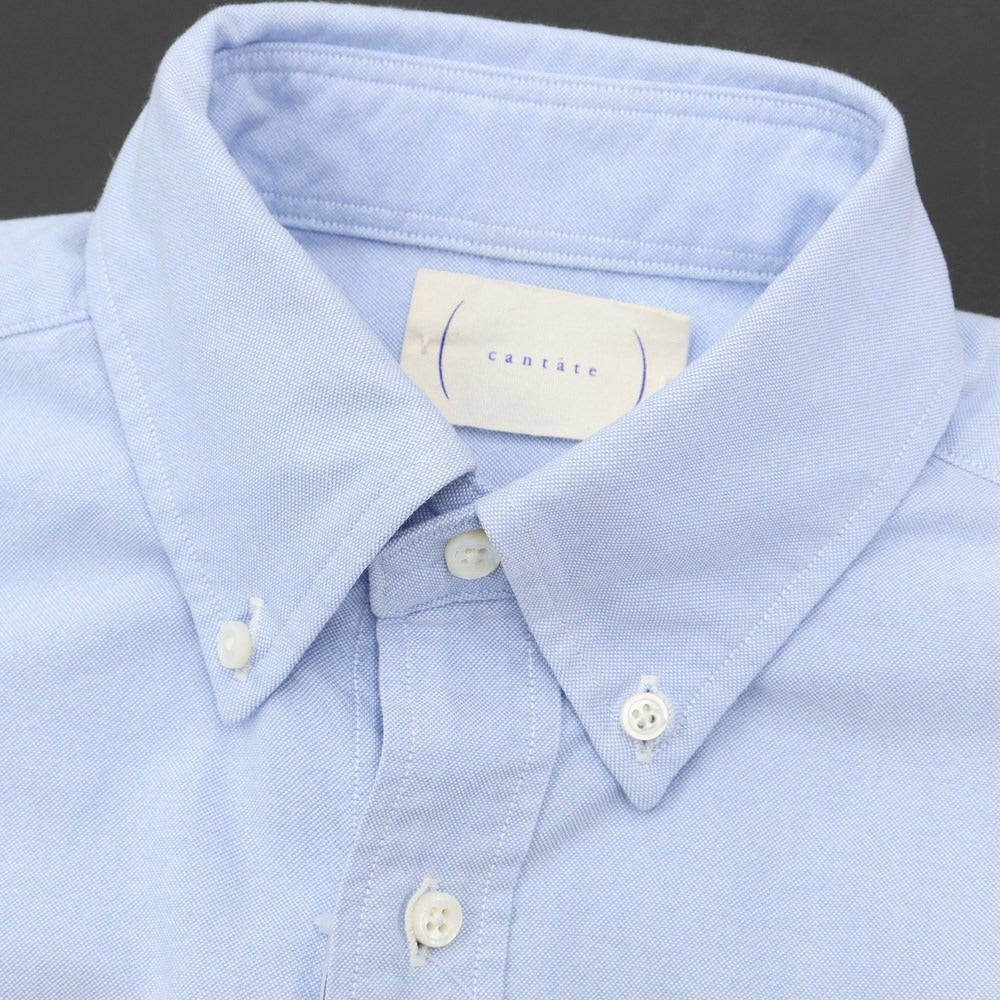 [Used] Cantata Oxford Cotton Button-down Shirt Light Blue [Size 50] [BLU] [S/S/A/W] [Condition Rank B] ​​[Men&