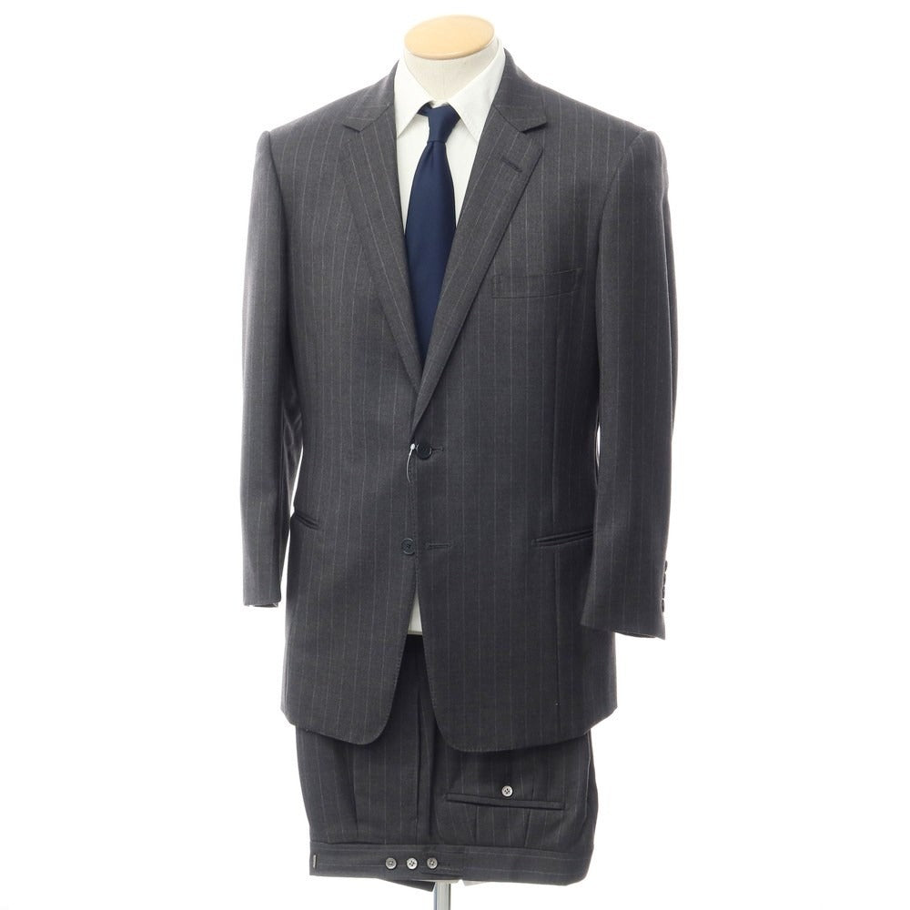 [Used] Batak House Cut Wool Stripe 2B Set-up Suit Gray [Size 36] [GRY] [A/W] [Condition Rank D] [Men&