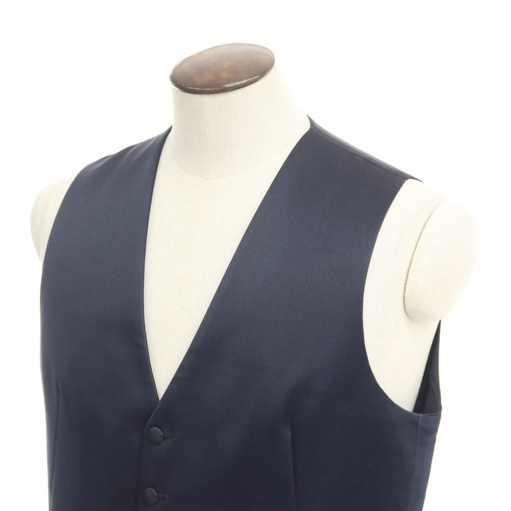 [Used] TAGLIATORE Polyester Dress Gilet Vest Navy [Size 52] [NVY] [S/S] [Condition Rank B] ​​[Men&