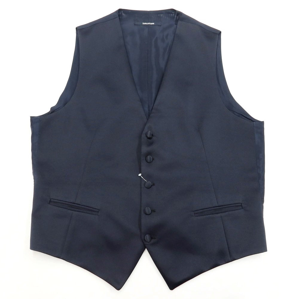[Used] TAGLIATORE Polyester Dress Gilet Vest Navy [Size 52] [NVY] [S/S] [Condition Rank B] ​​[Men&