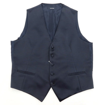 [Used] TAGLIATORE Polyester Dress Gilet Vest Navy [Size 52] [NVY] [S/S] [Condition Rank B] ​​[Men&