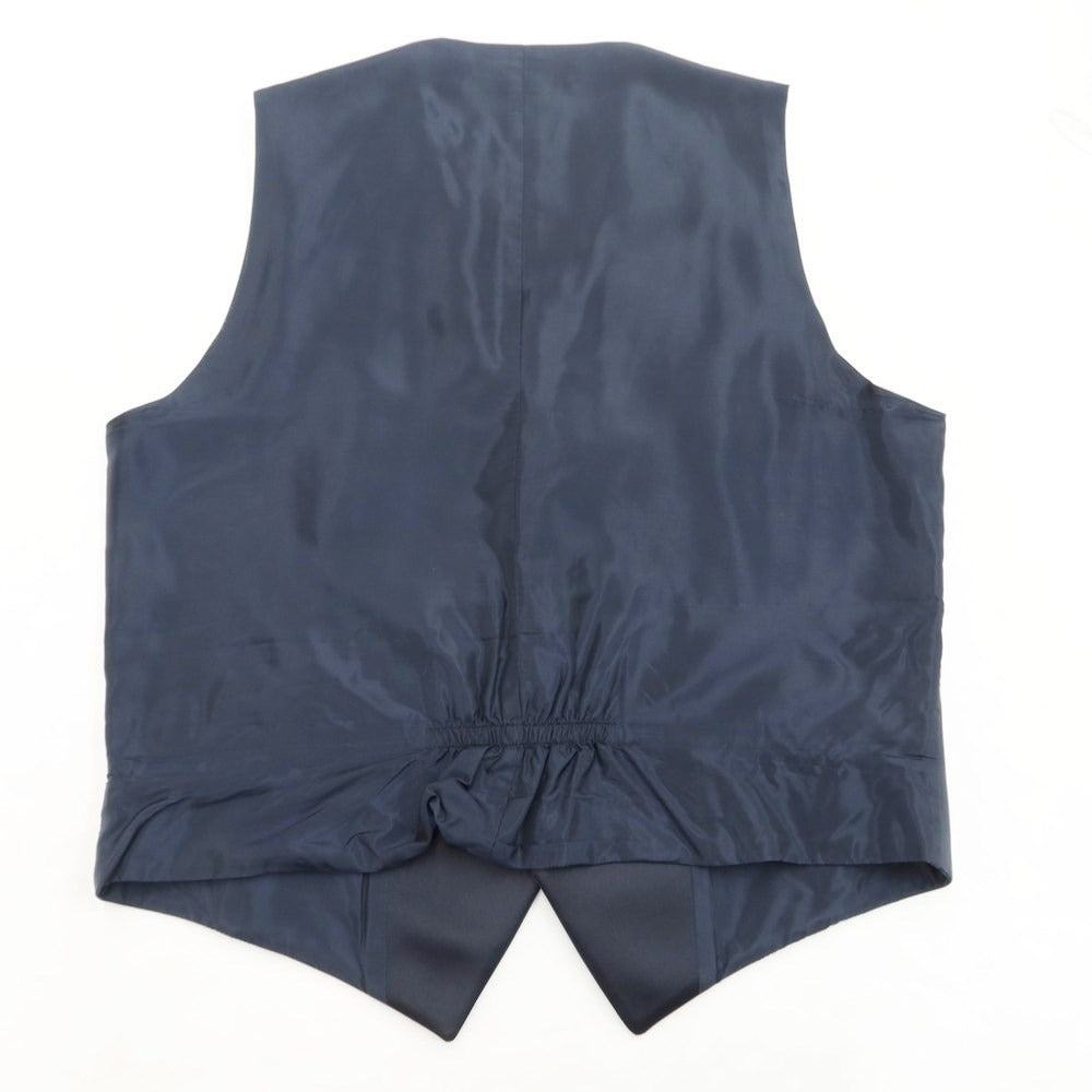 [Used] TAGLIATORE Polyester Dress Gilet Vest Navy [Size 52] [NVY] [S/S] [Condition Rank B] ​​[Men&