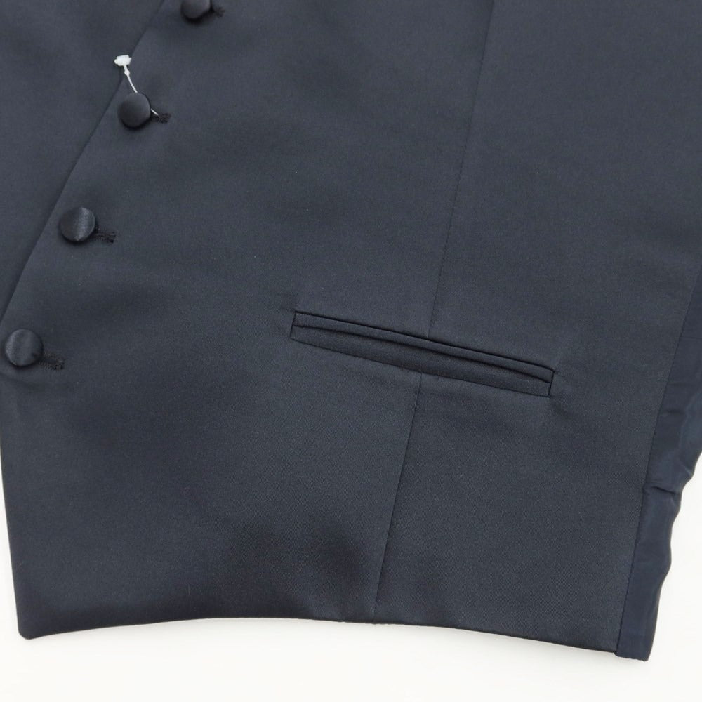 [Used] TAGLIATORE Polyester Dress Gilet Vest Navy [Size 52] [NVY] [S/S] [Condition Rank B] ​​[Men&