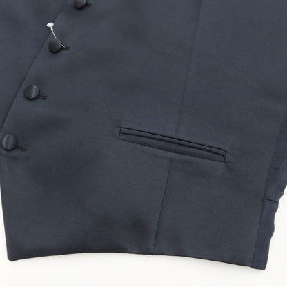 [Used] TAGLIATORE Polyester Dress Gilet Vest Navy [Size 52] [NVY] [S/S] [Condition Rank B] ​​[Men&
