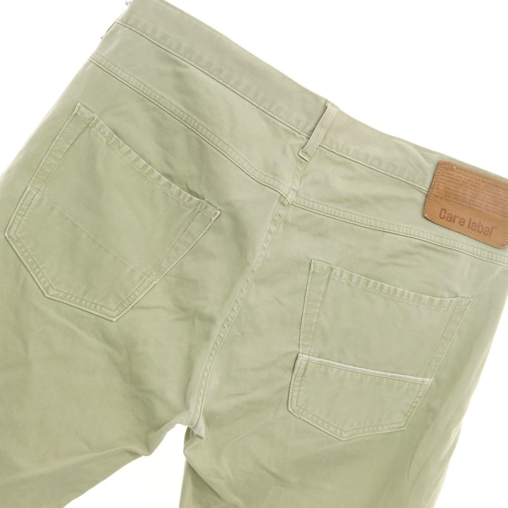 [Used] Care label Stretch cotton 5 pocket pants Light green [Size 36] [GRN] [S/S] [Condition rank D] [Men&