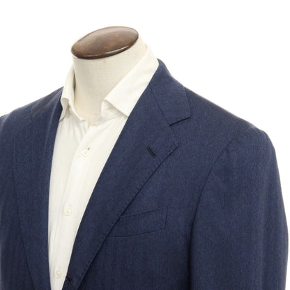 [Used] Sartorio Herringbone Wool Tailored Jacket Light Navy [Size 50] [NVY] [A/W] [Condition Rank C] [Men&