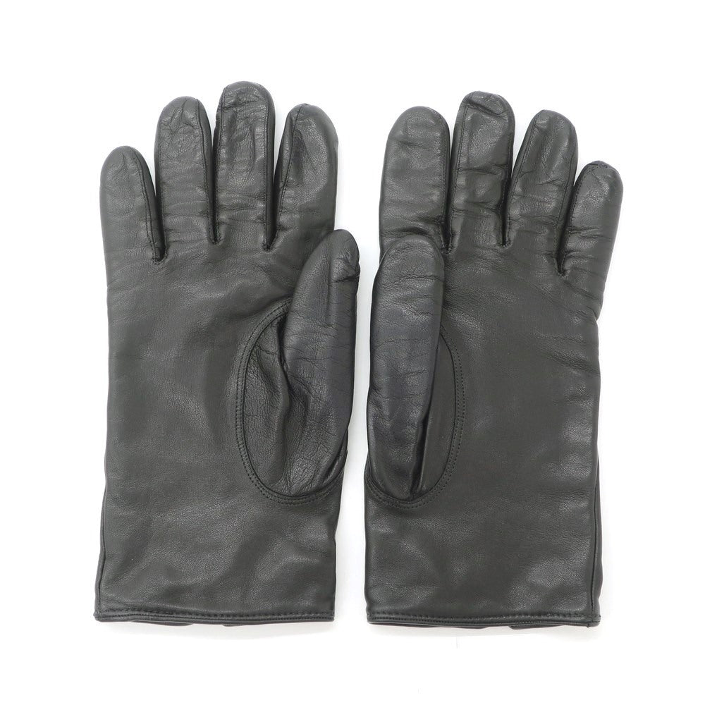 [Used] Hackett London Wool-lined Leather Gloves, Black [BLK] [A/W] [Condition Rank B] ​​[Men&