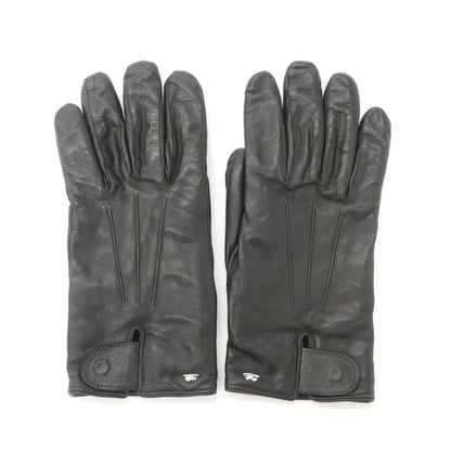[Used] Hackett London Wool-lined Leather Gloves, Black [BLK] [A/W] [Condition Rank B] ​​[Men&