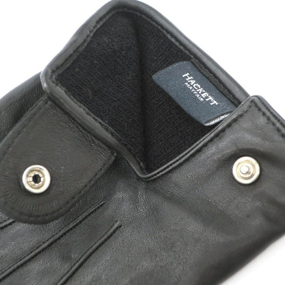 [Used] Hackett London Wool-lined Leather Gloves, Black [BLK] [A/W] [Condition Rank B] ​​[Men&