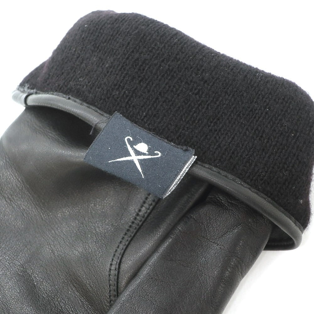 [Used] Hackett London Wool-lined Leather Gloves, Black [BLK] [A/W] [Condition Rank B] ​​[Men&