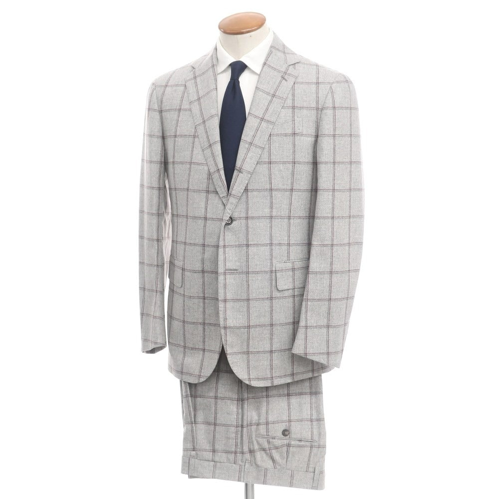 【新品アウトレット】スティレ ラティーノ STILE LATINO 3つボタンスーツ
 ライトグレーxレッド【サイズ48】【GRY】【A/W】【状態ランクN-】【メンズ】
【778897】 BPD