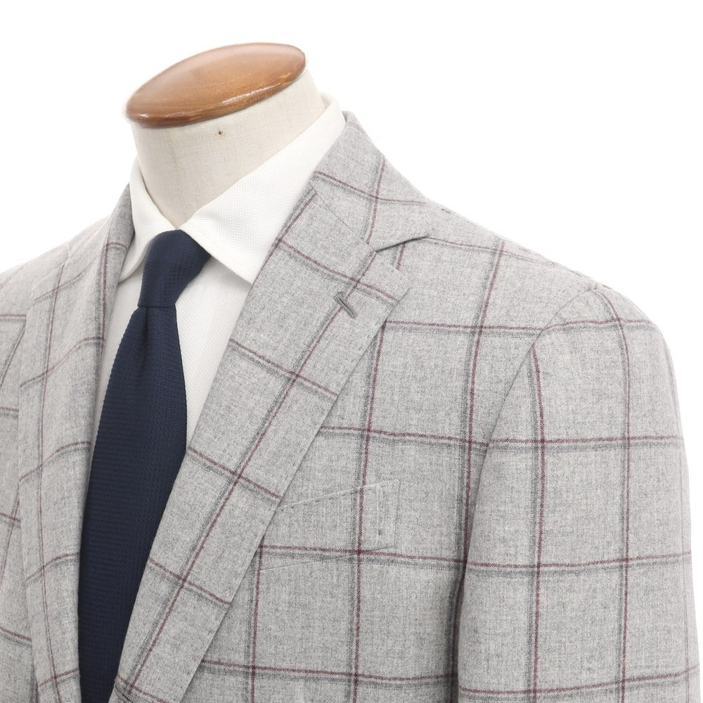 【新品アウトレット】スティレ ラティーノ STILE LATINO 3つボタンスーツ
 ライトグレーxレッド【サイズ48】【GRY】【A/W】【状態ランクN-】【メンズ】
【778897】 BPD