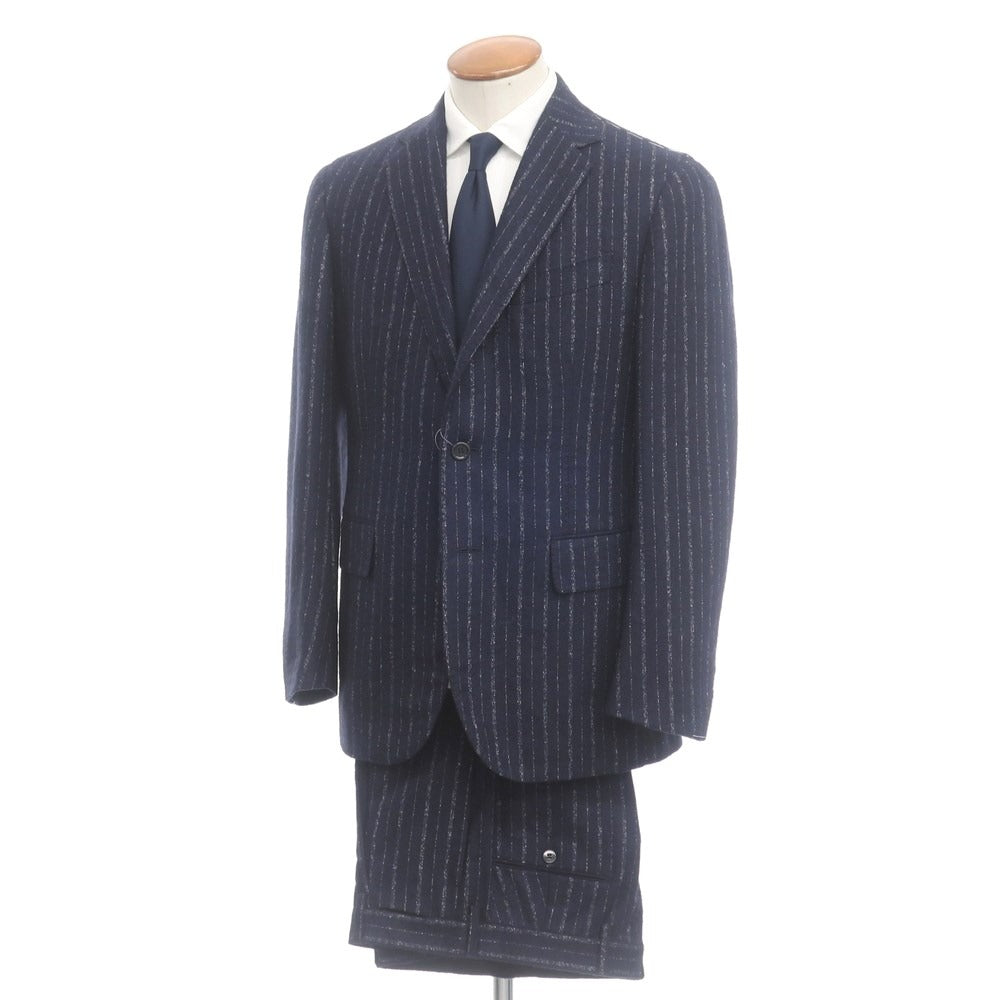 [New Outlet] STILE LATINO 3-Button Suit
 Navy x White [Size 48] [NVY] [A/W] [Condition Rank N-] [Men&