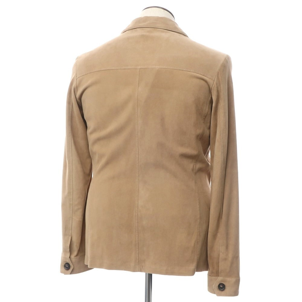 [New] rvl sheep suede leather safari jacket blouson beige [size 48] [BEI] [A/W] [Condition rank N] [Men&