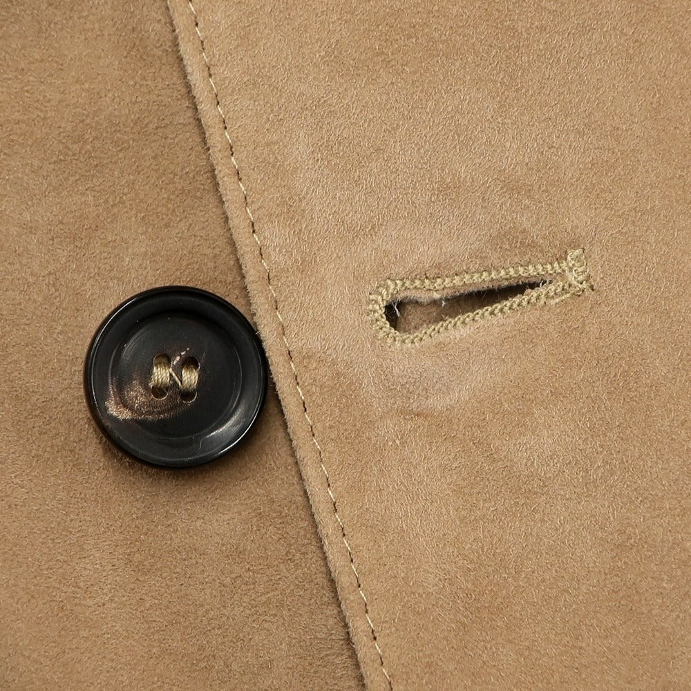 [New] rvl sheep suede leather safari jacket blouson beige [size 48] [BEI] [A/W] [Condition rank N] [Men&