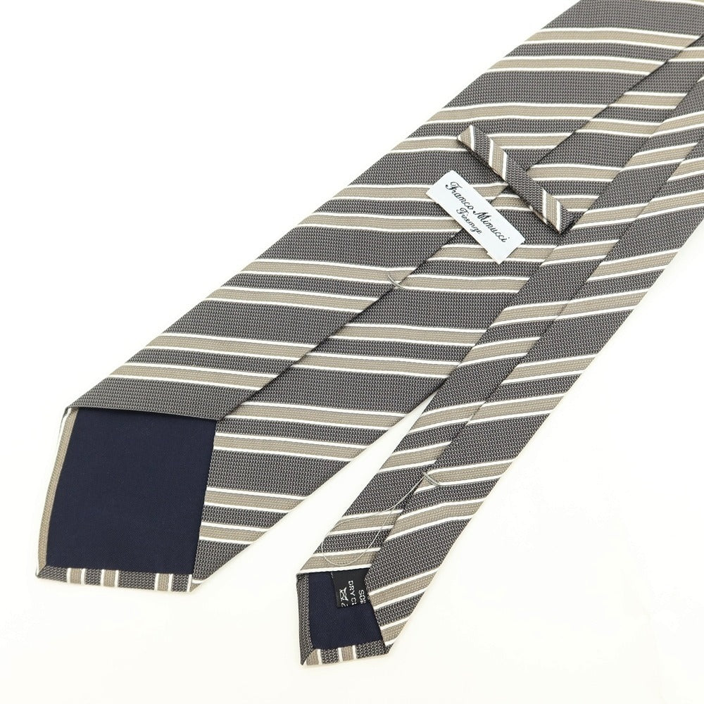 [Used] Franco Minucci 3-fold silk tie, grey [GRY] [S/S/A/W] [Condition rank A] [Men&