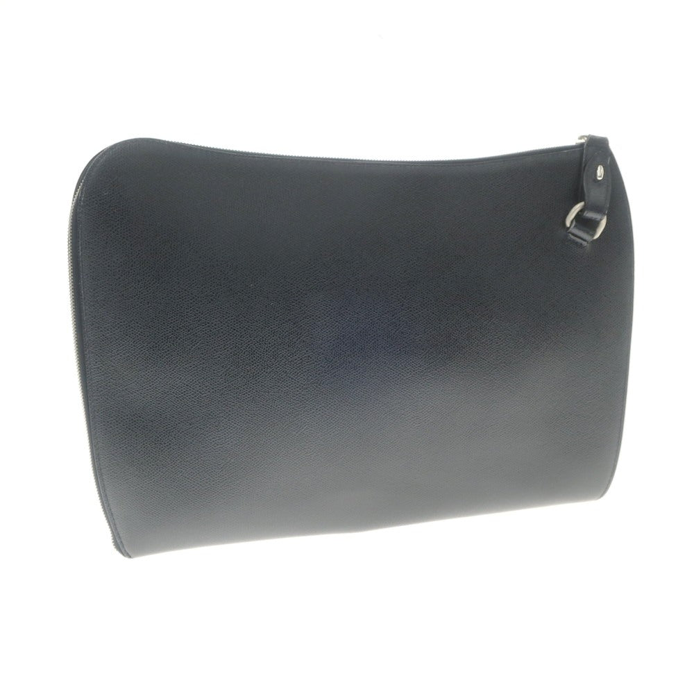 [Used] Chambord Sellier Saffiano Leather Clutch Bag Dark Navy [W36.5xH27] [NVY] [S/S/A/W] [Condition Rank B] ​​[Men&