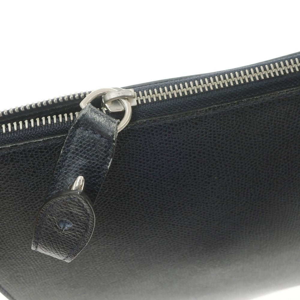 [Used] Chambord Sellier Saffiano Leather Clutch Bag Dark Navy [W36.5xH27] [NVY] [S/S/A/W] [Condition Rank B] ​​[Men&