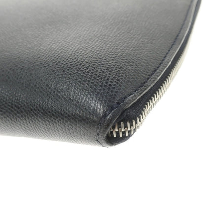 [Used] Chambord Sellier Saffiano Leather Clutch Bag Dark Navy [W36.5xH27] [NVY] [S/S/A/W] [Condition Rank B] ​​[Men&
