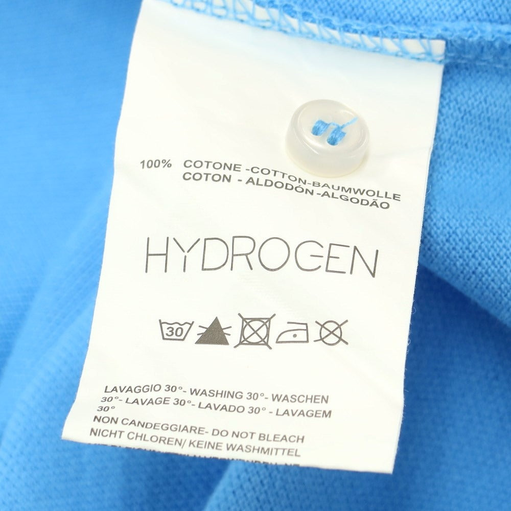 [Used] Hydrogen short-sleeved polo shirt 
Light blue [Size M] [BLU] [S/S] [Condition rank B] ​​[Men&