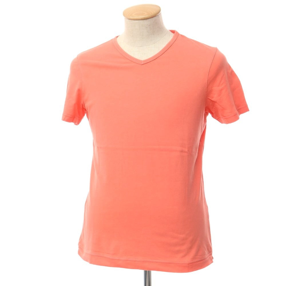 [Used] Three Dots Cotton Short Sleeve V-Neck T-Shirt Apricot Pink [Size S] [PNK] [S/S] [Condition Rank B] ​​[Men&