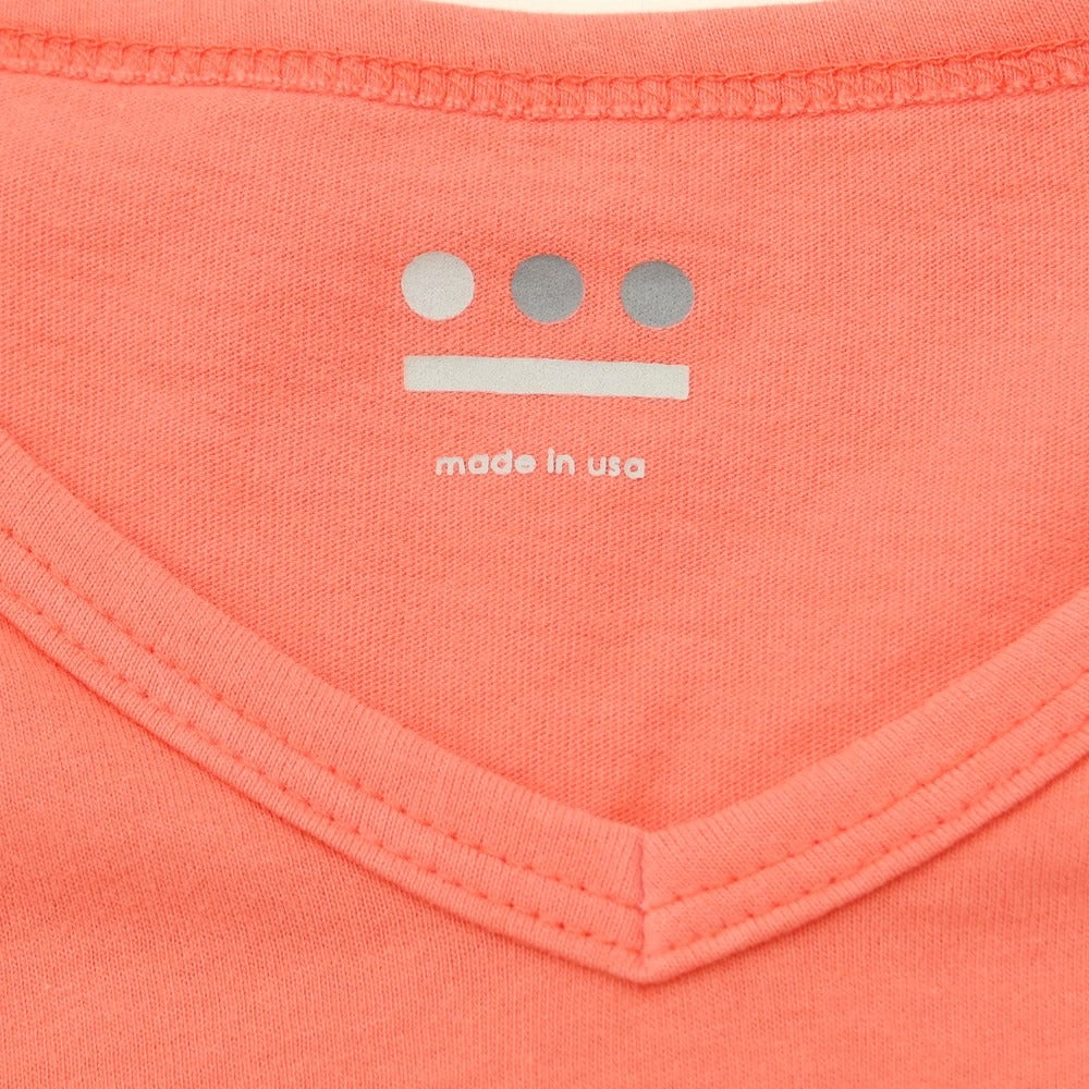 [Used] Three Dots Cotton Short Sleeve V-Neck T-Shirt Apricot Pink [Size S] [PNK] [S/S] [Condition Rank B] ​​[Men&