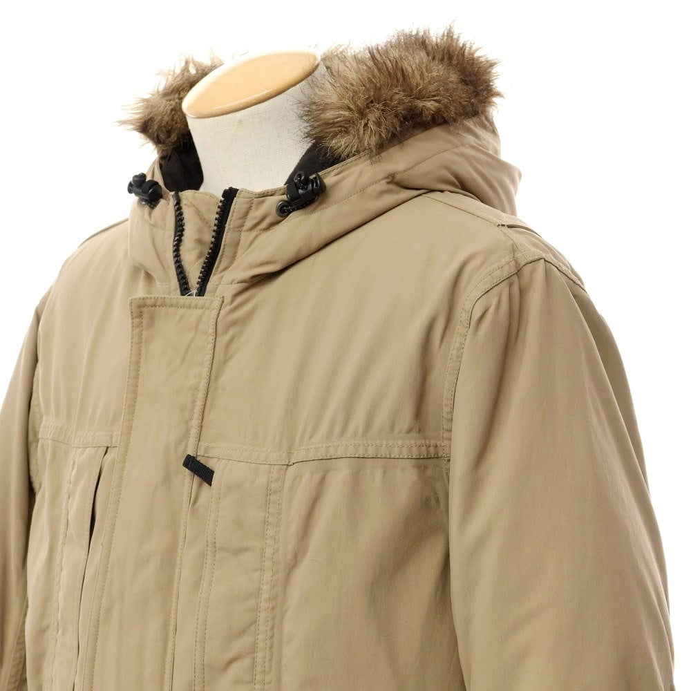 [Used] Eddie Bauer nylon fur down coat, beige [Size S] [BEI] [A/W] [Condition Rank B] ​​[Men&