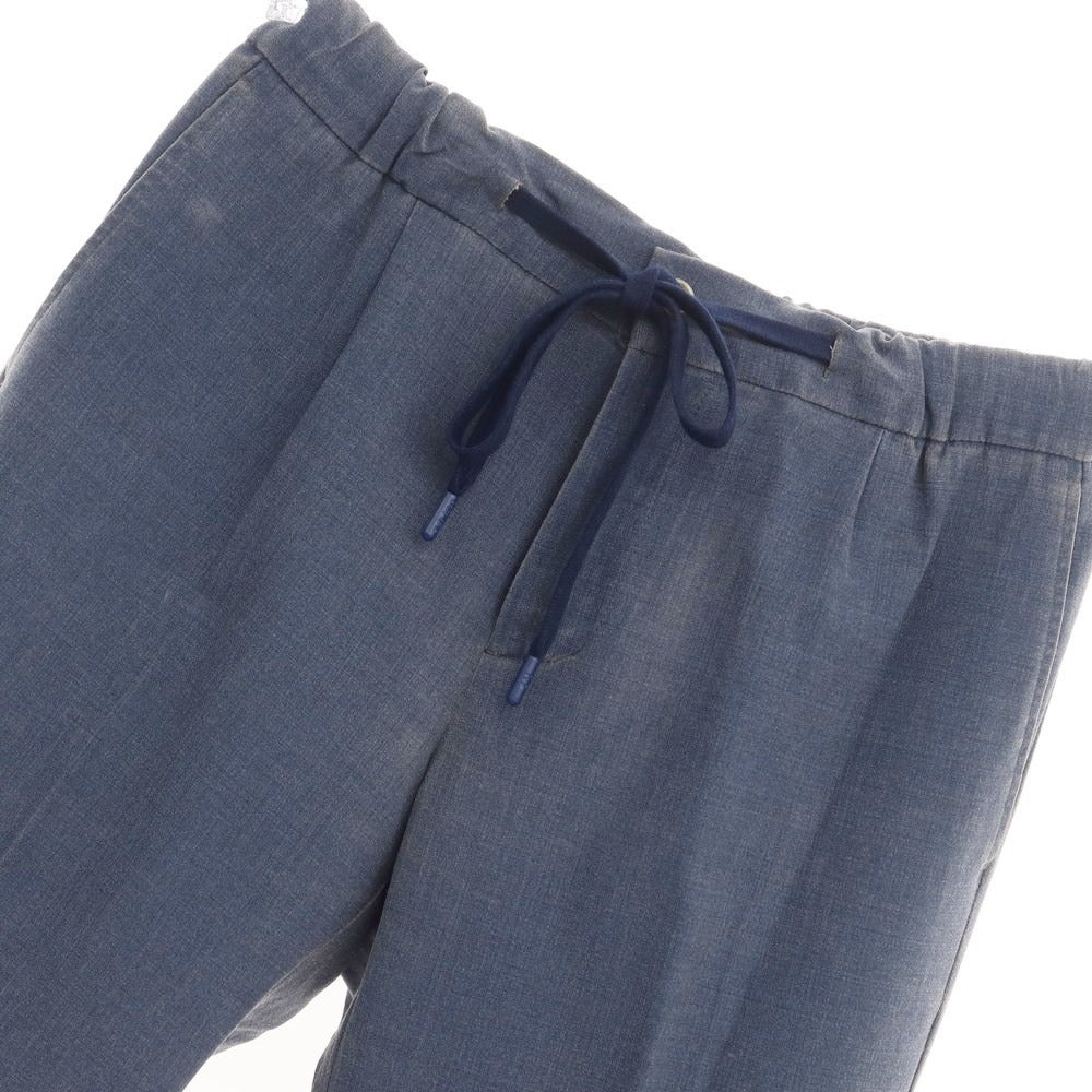 [Used] ENTRE AMIS Wool Easy Slacks Pants Light Navy [Size 32/46] [NVY] [S/S] [Condition Rank B] ​​[Men&