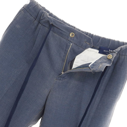 [Used] ENTRE AMIS Wool Easy Slacks Pants Light Navy [Size 32/46] [NVY] [S/S] [Condition Rank B] ​​[Men&