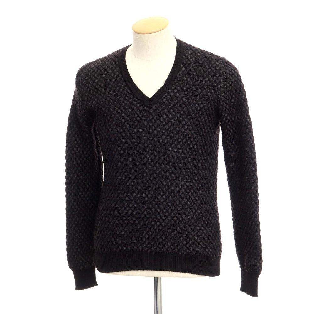 【中古】ロベルトコリーナ ROBERTO COLLINA ウール Vネック ニット ブラックxグレー【サイズ44】【BLK】【A/W】【状態ランクB】【メンズ】【768968】 BPD
[EPD]