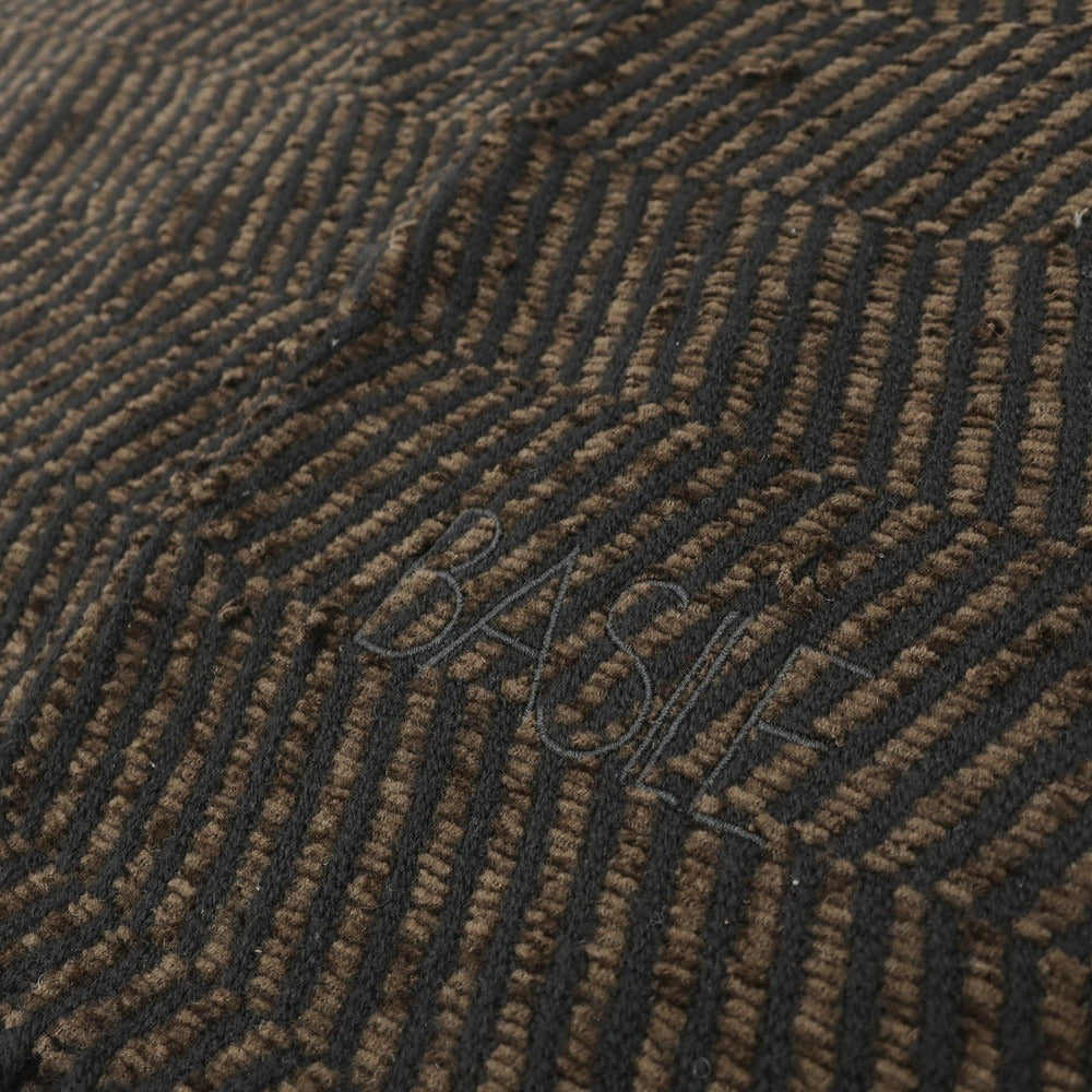 [Used] Basile Wool Acrylic Herringbone Scarf Brown x Black [BRW] [A/W] [Condition Rank B] ​​[Men&