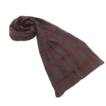 [Used] ARMANI COLLEZIONI scarf
 Dark Bordeaux [RED] [S/S] [Condition Rank B] ​​[Men&
