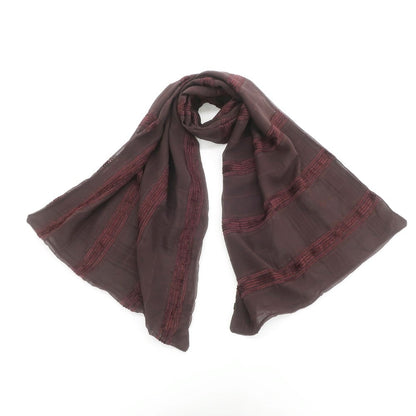 [Used] ARMANI COLLEZIONI scarf
 Dark Bordeaux [RED] [S/S] [Condition Rank B] ​​[Men&