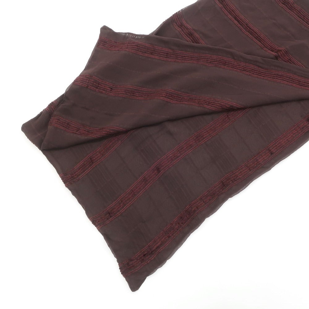 [Used] ARMANI COLLEZIONI scarf
 Dark Bordeaux [RED] [S/S] [Condition Rank B] ​​[Men&