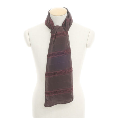 [Used] ARMANI COLLEZIONI scarf
 Dark Bordeaux [RED] [S/S] [Condition Rank B] ​​[Men&