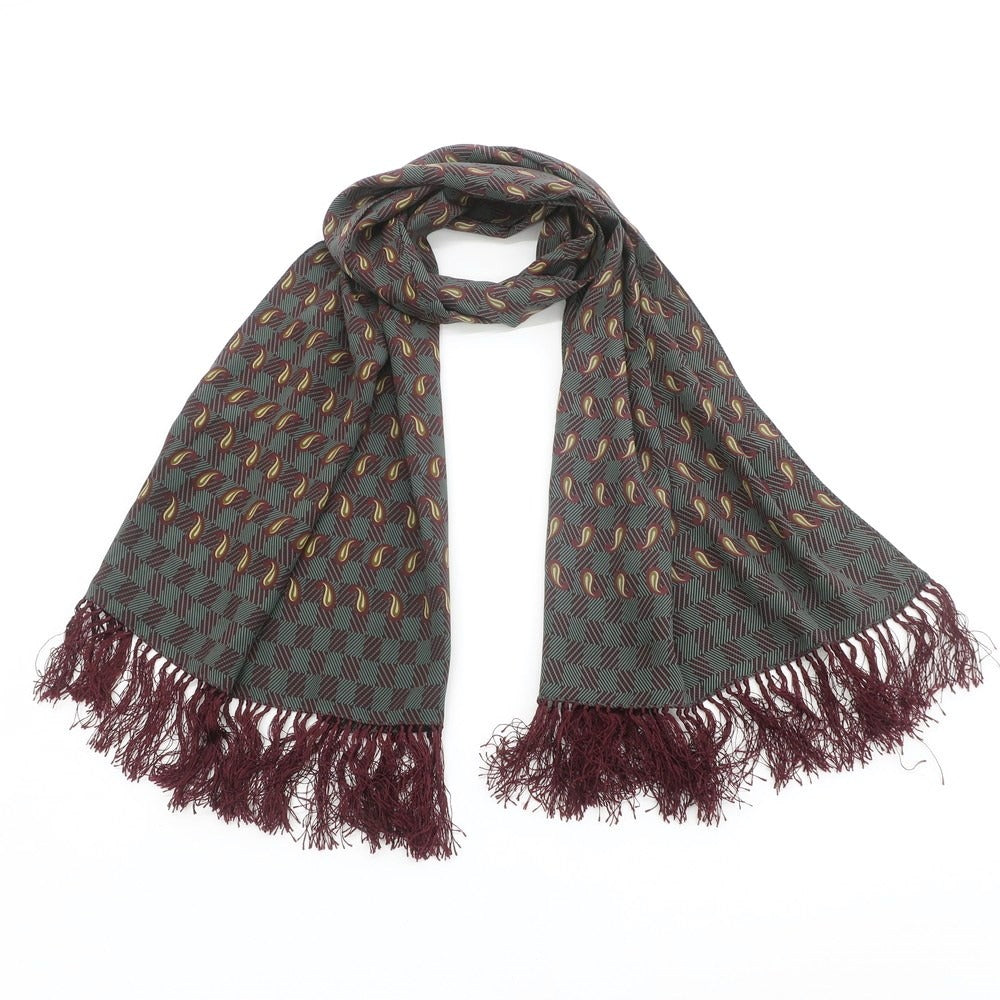 【中古】アルマーニ コレッツォーニ ARMANI COLLEZIONI ストール
 ダークボルドーxダークグリーン【RED】【S/S】【状態ランクB】【メンズ】
【769394】 BPD