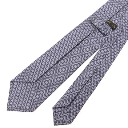 [Used] BVLGARI Quattro Pieghe Print Silk Tie Gray [GRY] [S/S/A/W] [Condition Rank B] ​​[Men&