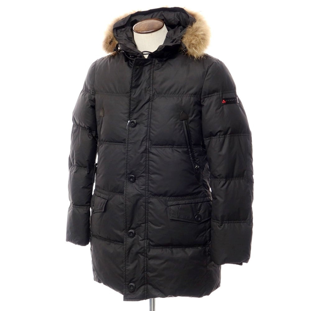 [Used] Peuterey nylon fur down coat, black [Size 48] [BLK] [A/W] [Condition Rank B] ​​[Men&