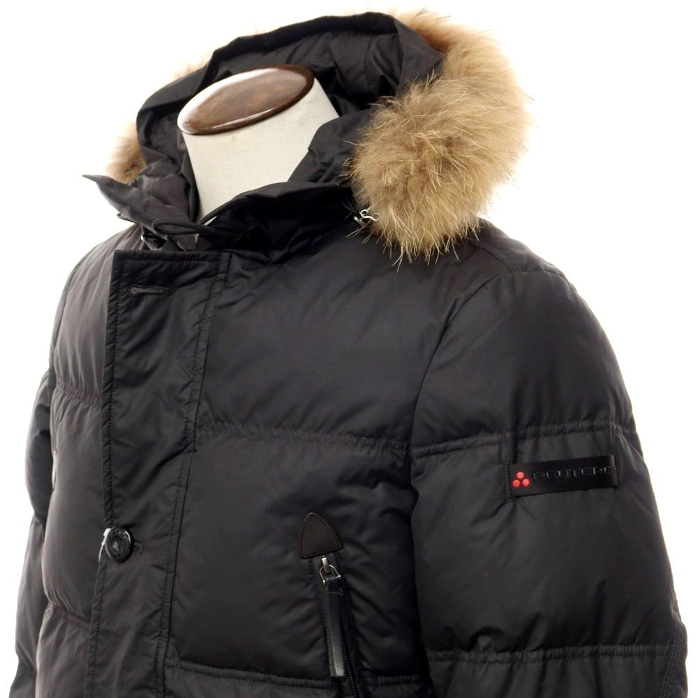[Used] Peuterey nylon fur down coat, black [Size 48] [BLK] [A/W] [Condition Rank B] ​​[Men&