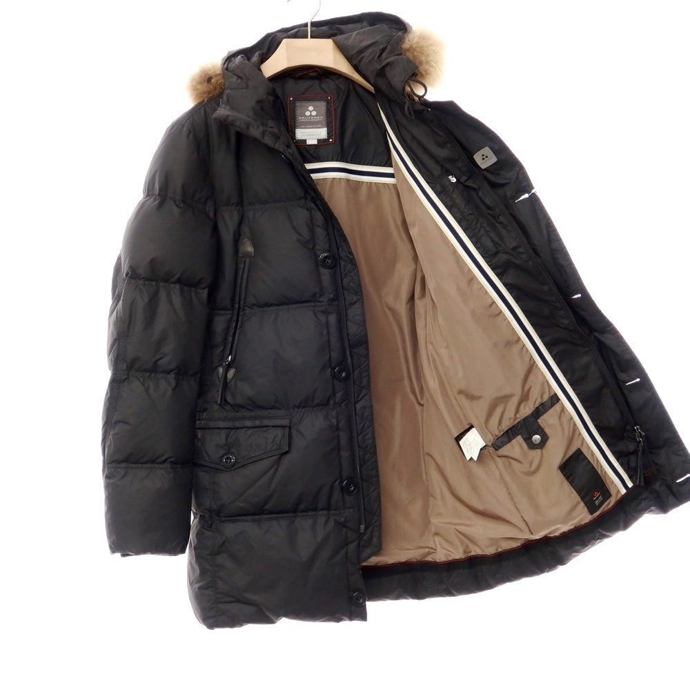 [Used] Peuterey nylon fur down coat, black [Size 48] [BLK] [A/W] [Condition Rank B] ​​[Men&
