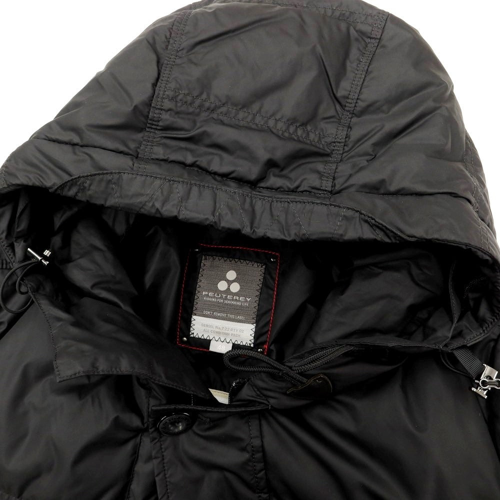 [Used] Peuterey nylon fur down coat, black [Size 48] [BLK] [A/W] [Condition Rank B] ​​[Men&