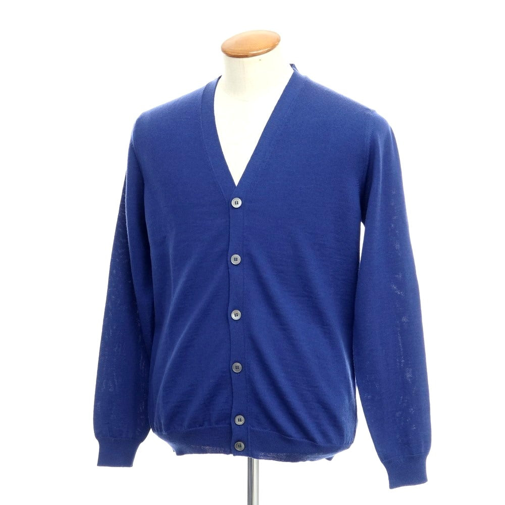 【中古】【未使用】ザノーネ ZANONE ハイゲージウール ニットカーディガン ネイビーブルー系【サイズ50】【NVY】【A/W】【状態ランクS】【メンズ】【768898】 BPD