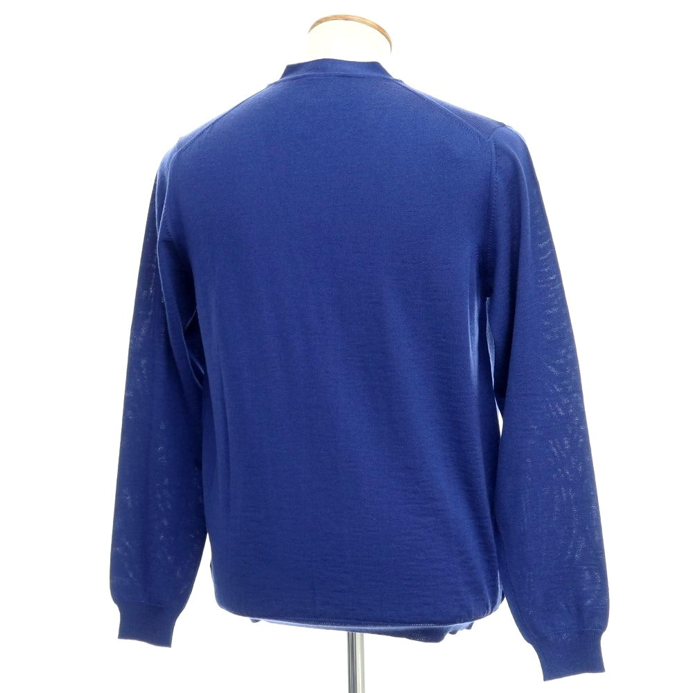 【中古】【未使用】ザノーネ ZANONE ハイゲージウール ニットカーディガン ネイビーブルー系【サイズ50】【NVY】【A/W】【状態ランクS】【メンズ】【768898】 BPD