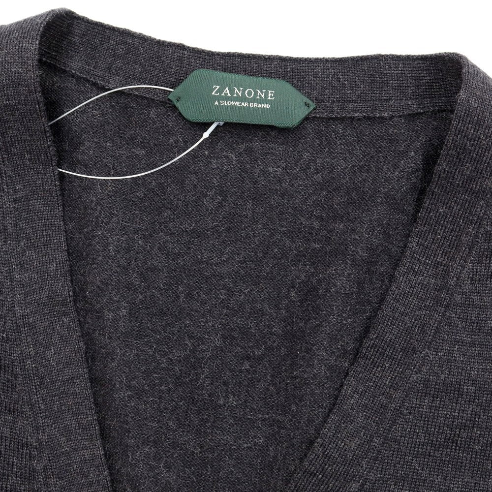 [Used] ZANONE High Gauge Wool Knit Cardigan Dark Gray [Size 48] [GRY] [A/W] [Condition Rank A] [Men&